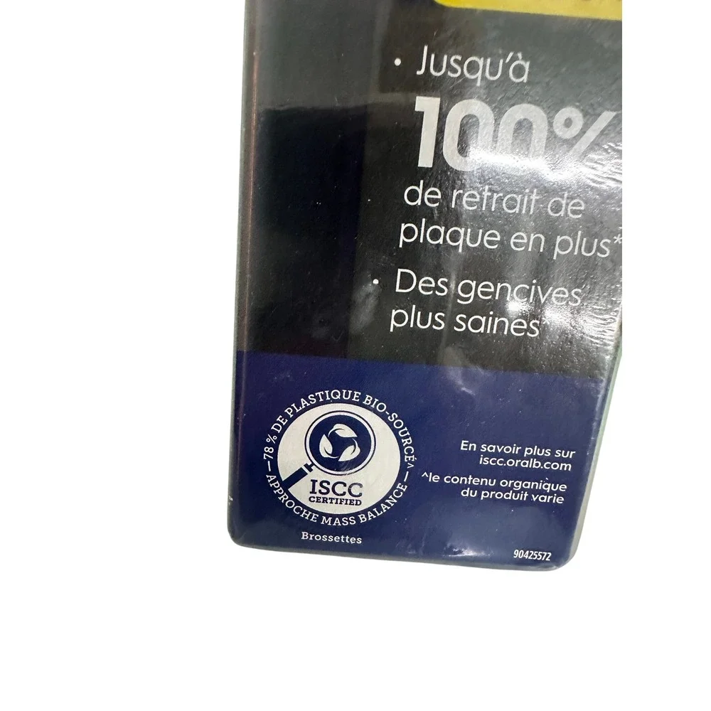 Oral B Pro Cross Action‎ Electric Toothbrush Black w/ Brush Head Refills Eco